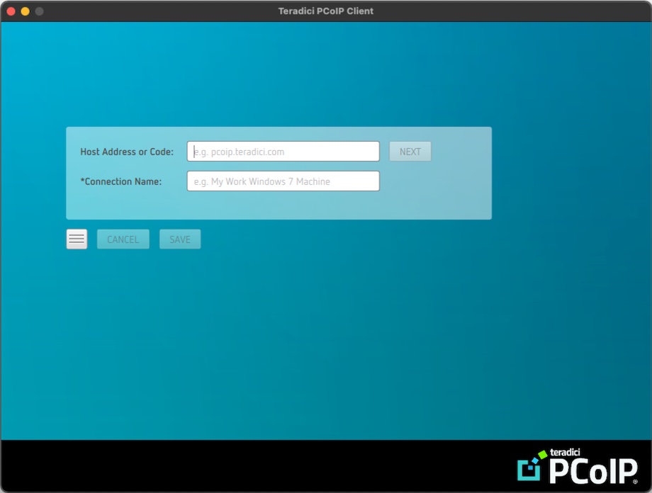 Client connection empty