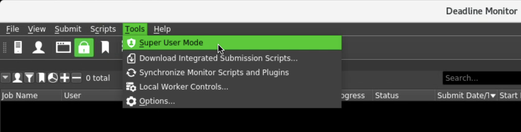 deadline-super-user-mode