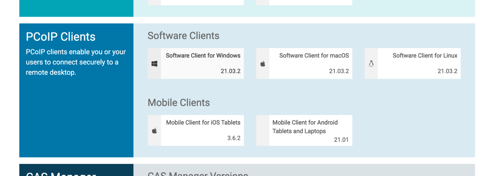 Teradici software client